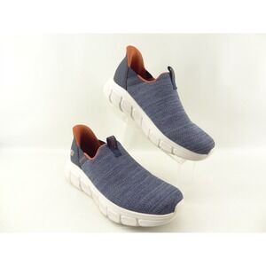 Skechers Slip-Ins Men's Size 9 US Shoes Blue Sneakers Flex Bobs B Flex No Tie